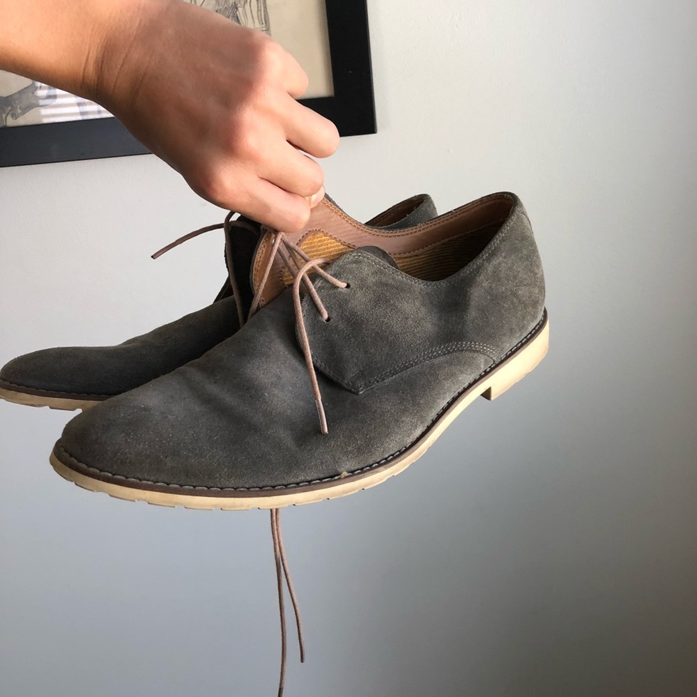 Grey suede Aldo shoes